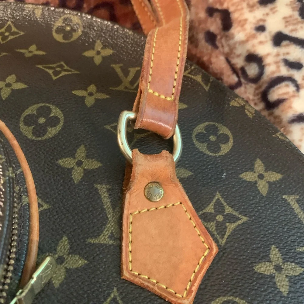 Louis Vuitton Brown and Tan Monogram Bag